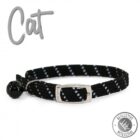 Ancol Softweave Reflective Cat Collar Black