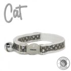 Ancol Reflective Gloss Hearts Cat Collar Silver