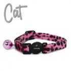 Ancol Velvet Leopard Cat Collar Pink