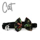 Ancol Vintage Bow Safety Cat Collar Black