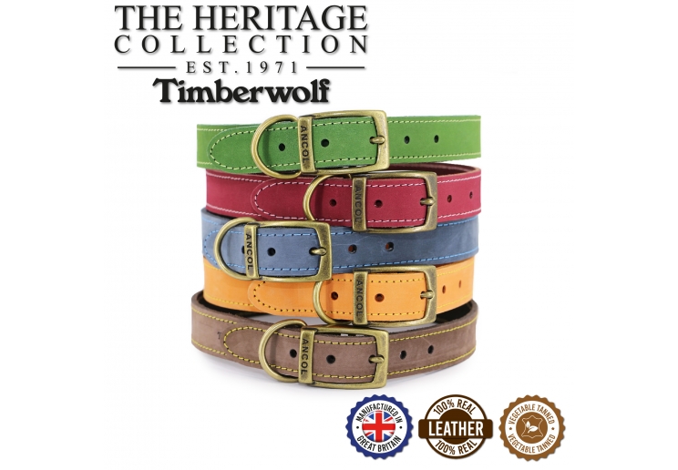Ancol Timberwolf Leather Collar Pink - Image 4