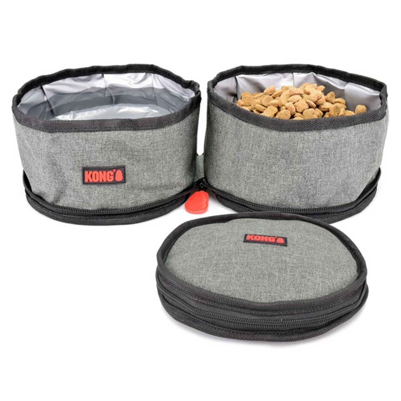 KONG Fold-Up Double Bowl - Image 2