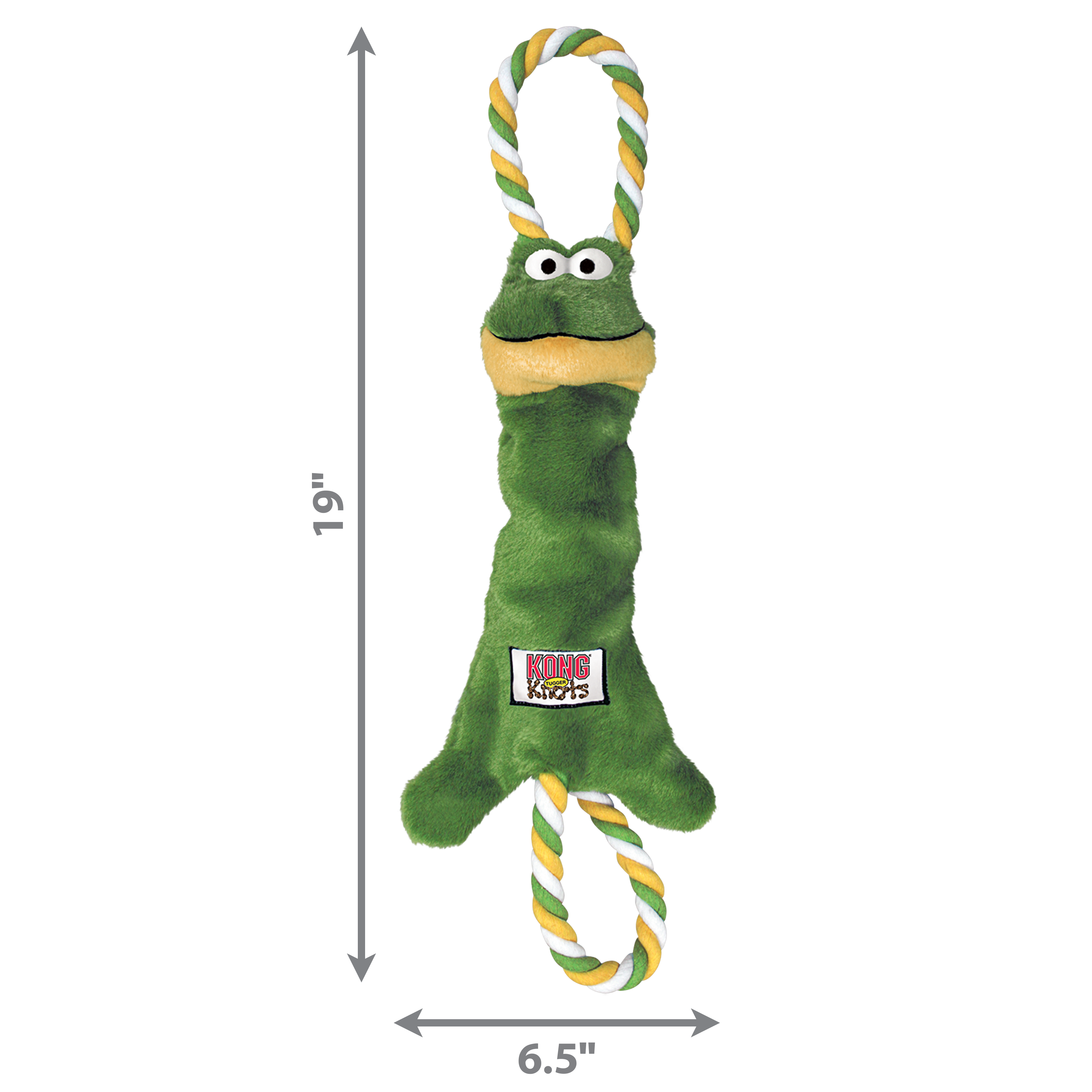 KONG Tugger Knots Frog Small/Medium - Image 2