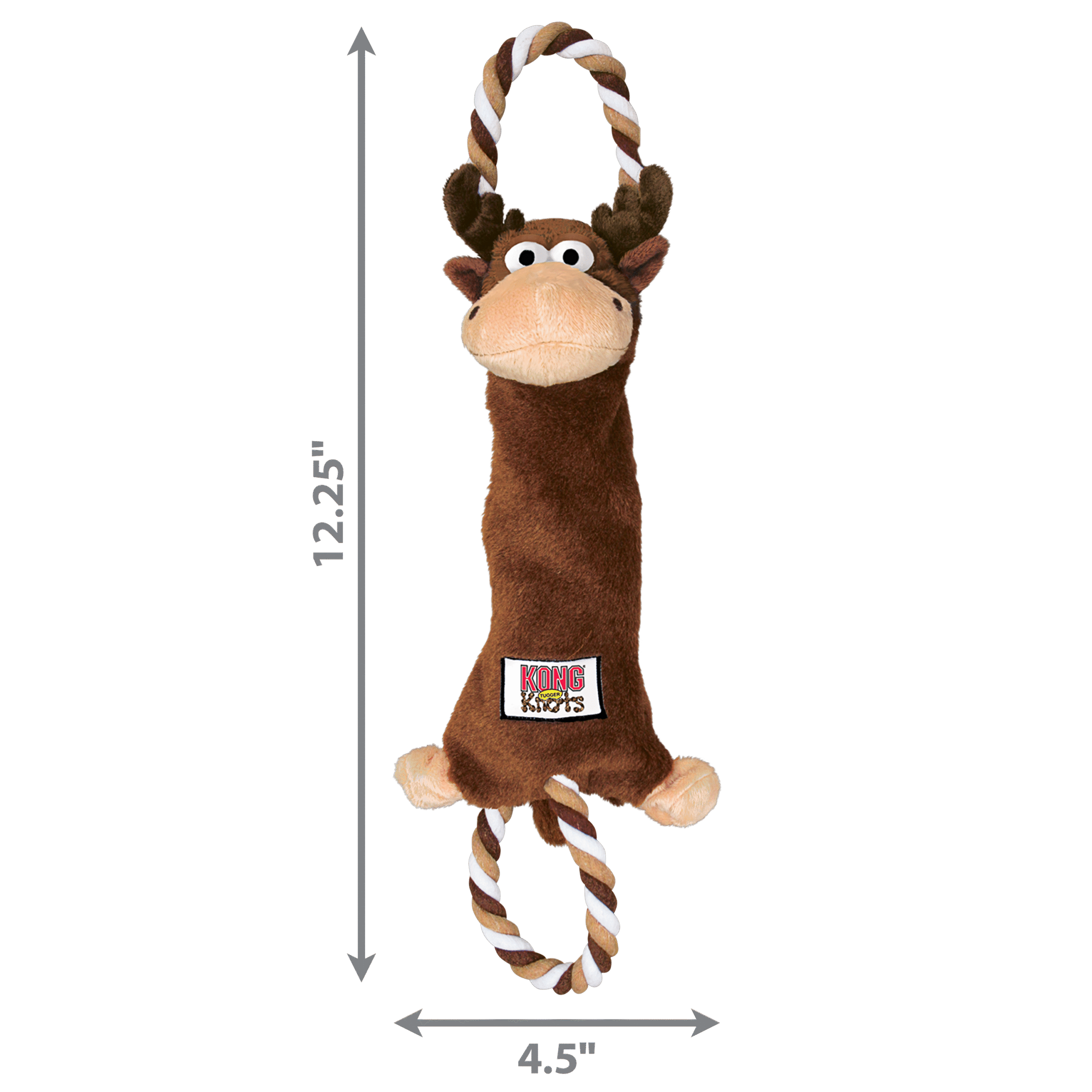 KONG Tugger Knots Moose Medium/Large - Image 2