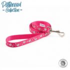 Ancol Fashion Pink Hearts Reflective Dog Lead