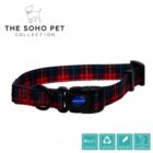 Ancol Soho Tartan Patterned Dog Collar