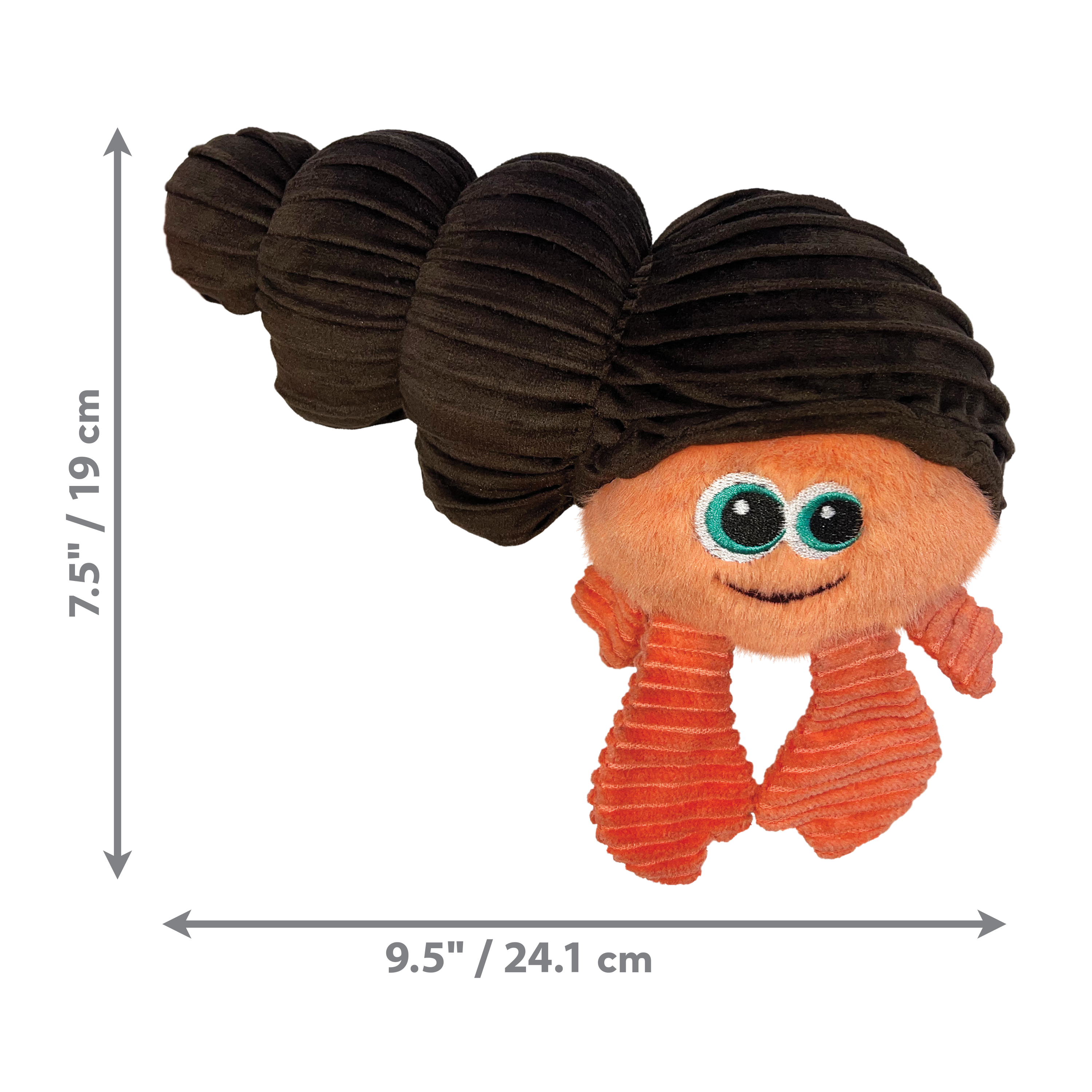 KONG Cuteseas Rufflez Hermit Crab - Image 2