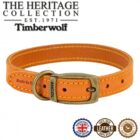 Ancol Timberwolf Leather Collar Mustard