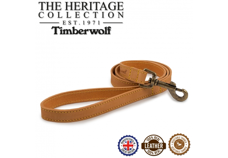 Ancol Timberwolf Leather Collar Mustard - Image 2