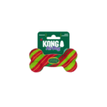 KONG Holiday 2026 AirDog Squeaker Bone Stripe Small