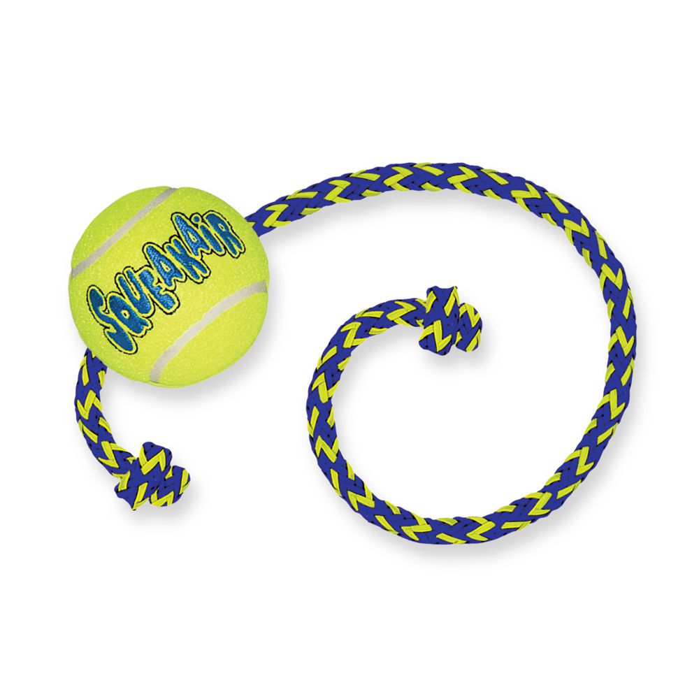 KONG Air Tennis ball with Rope - Image 2