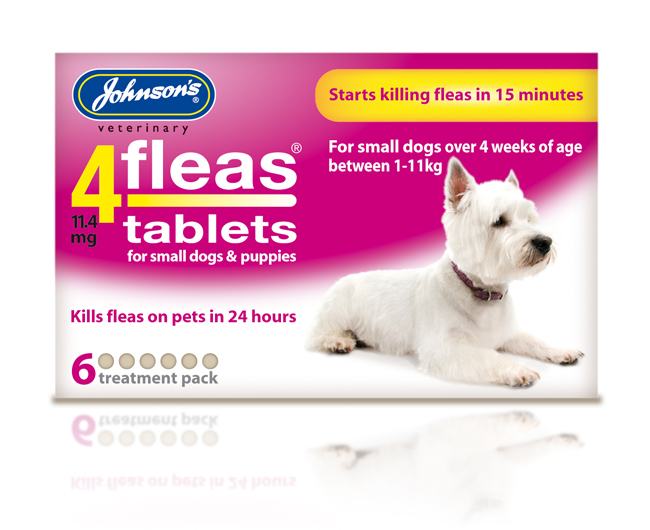 Johnsons 4Flea Tablet Small Dogs & Puppies - Image 2