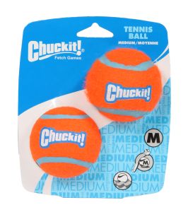 CHUCKIT Tennis Balls 2 Pack Medium