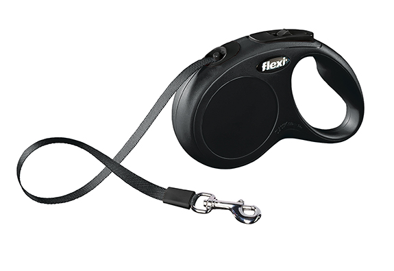 Flexi Classic Tape Lead Black Small 5M
